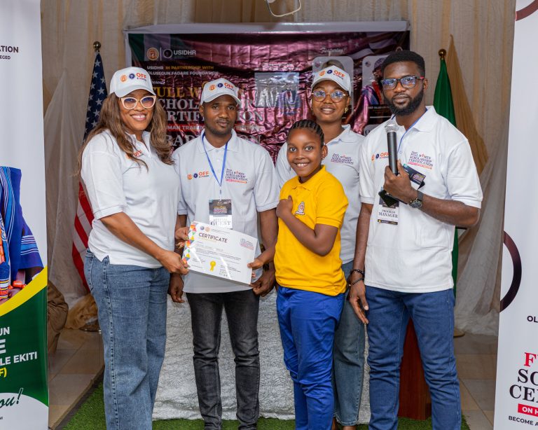 Olusegun Fadare Empowerment Foundation — programme highlights