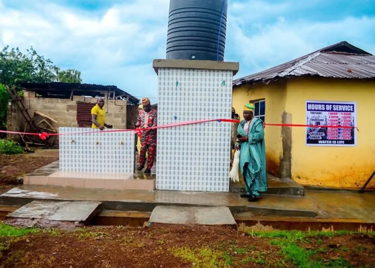 Olusegun fadare Foundation Community Water intervention